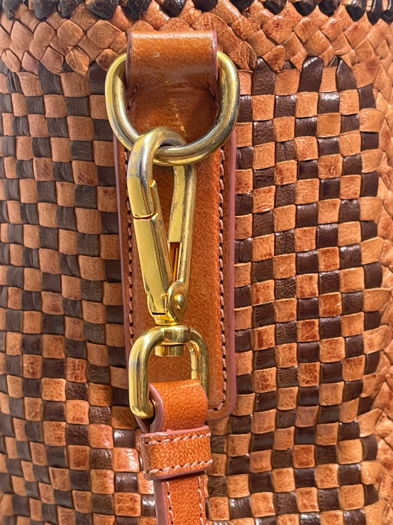 Bolso Cuero Trenzado