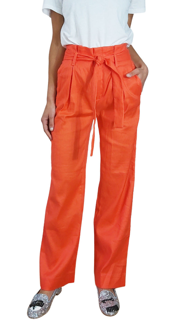 Pantalón Naranjo con Lazo