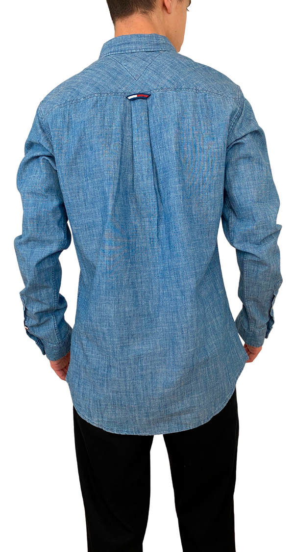 Camisa TJM Brushed Oxford Badge