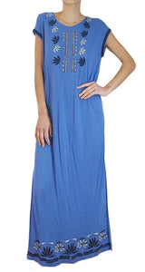 Vestido Azul Tachas