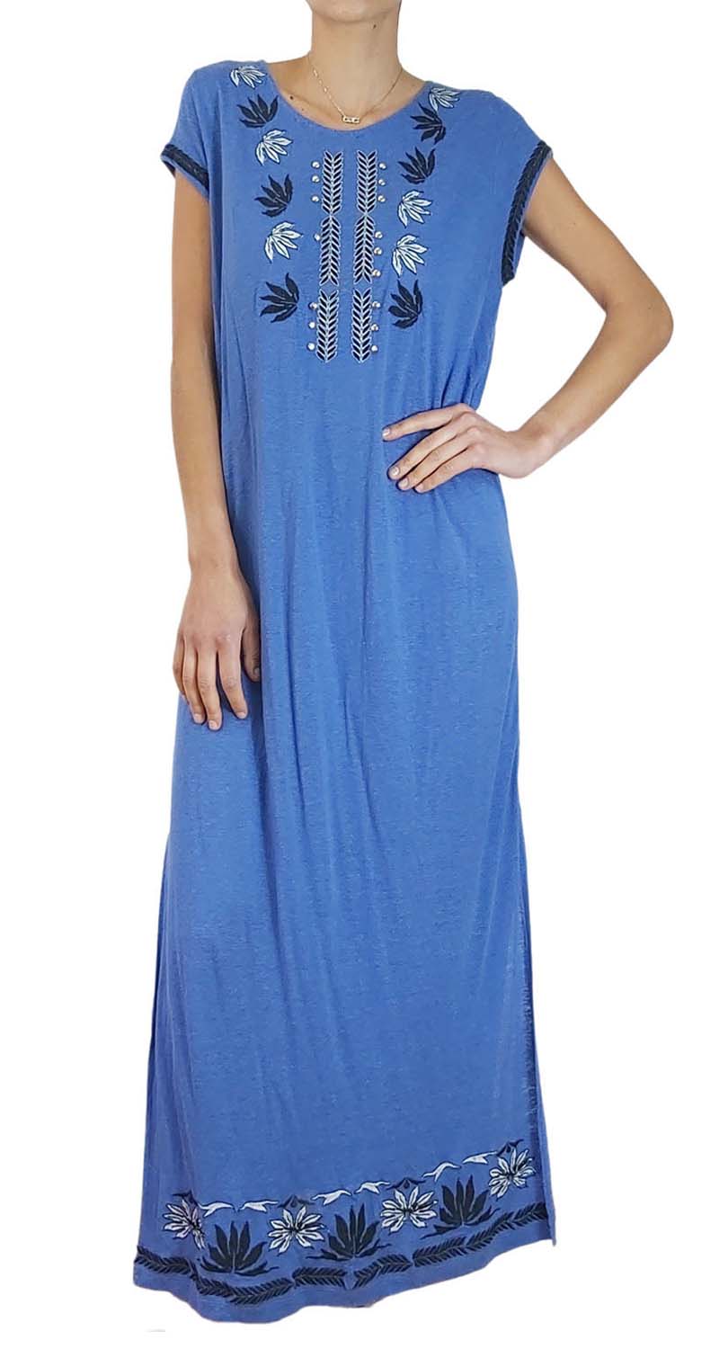 Vestido Azul Tachas