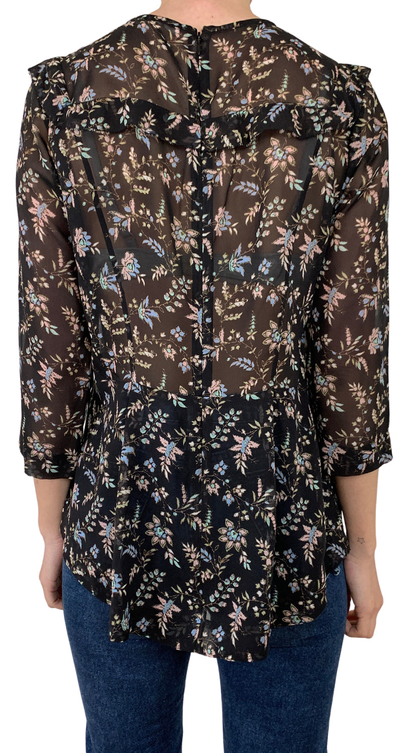 Blusa Floral Silk