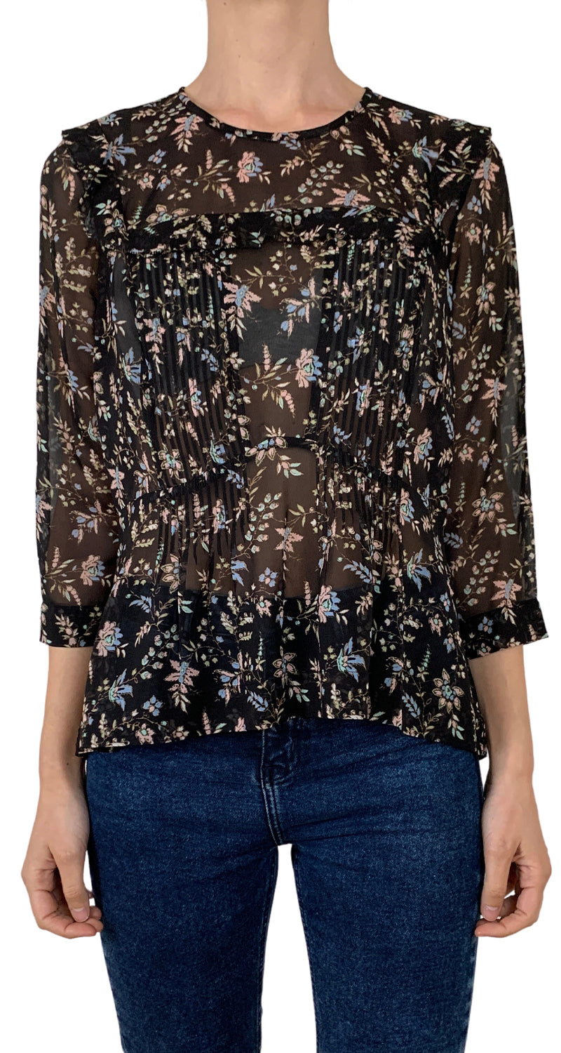 Blusa Floral Silk