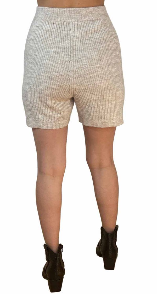 Shorts Tejidos Beige