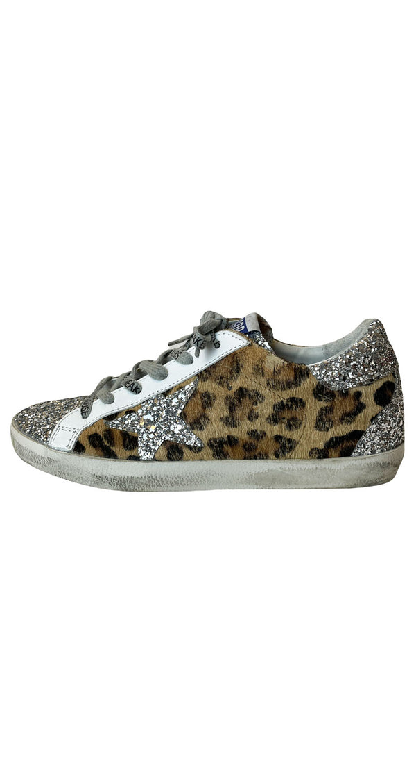 Zapatillas Super Star Animal Print Glitter