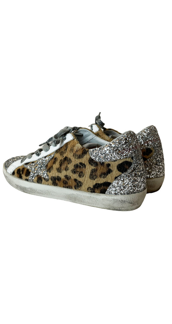 Zapatillas Super Star Animal Print Glitter