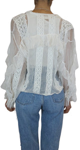Blusa Texturizada Macrame