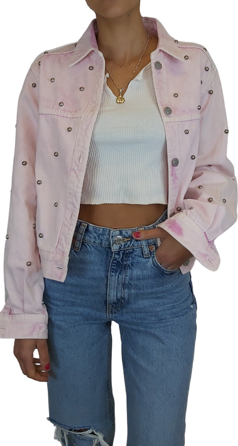 Chaqueta Tie Dye Rosada