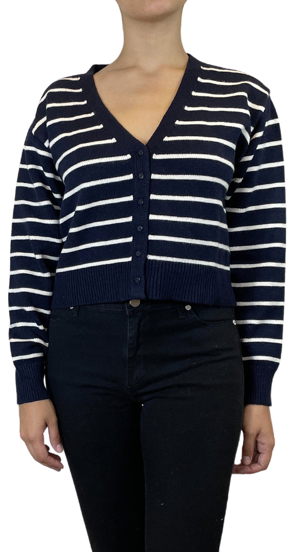 Sweater Rayas Navy