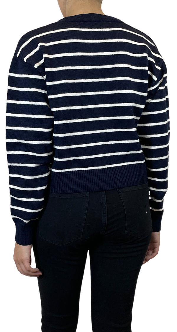 Sweater Rayas Navy
