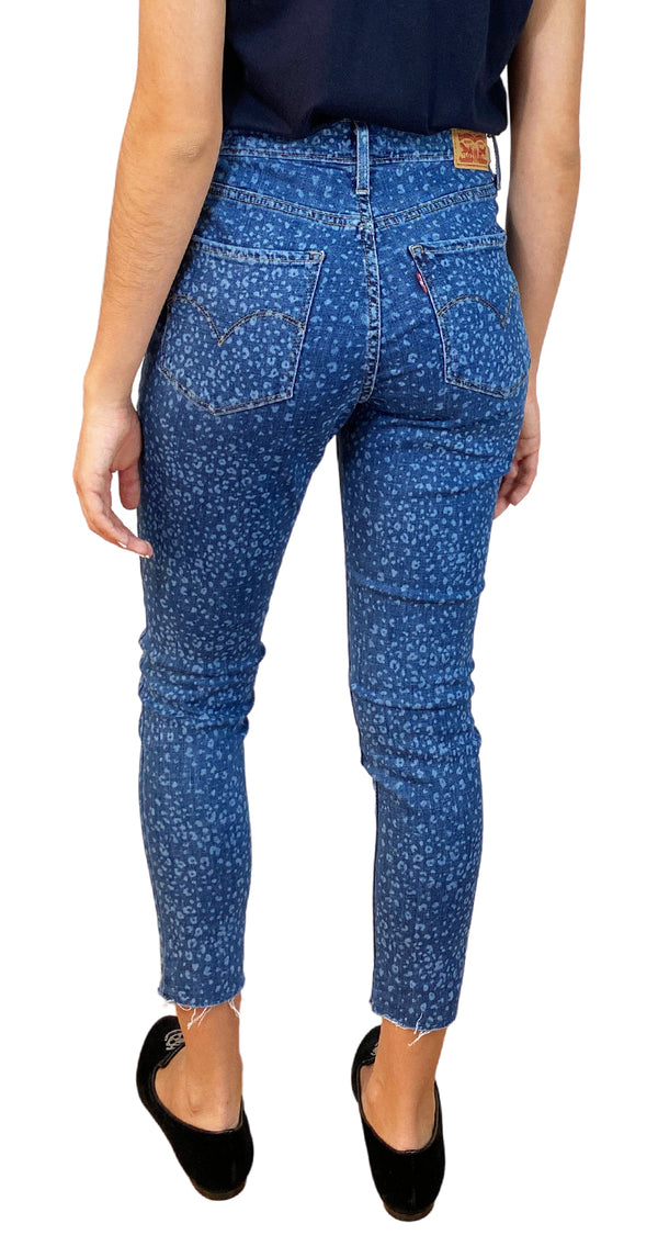 Jeans Azul Animal Print