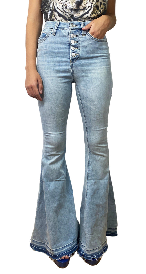 Jeans Celeste Palazzo