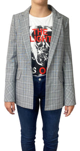 Blazer Gris Cuadros
