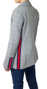 Blazer Gris Cuadros