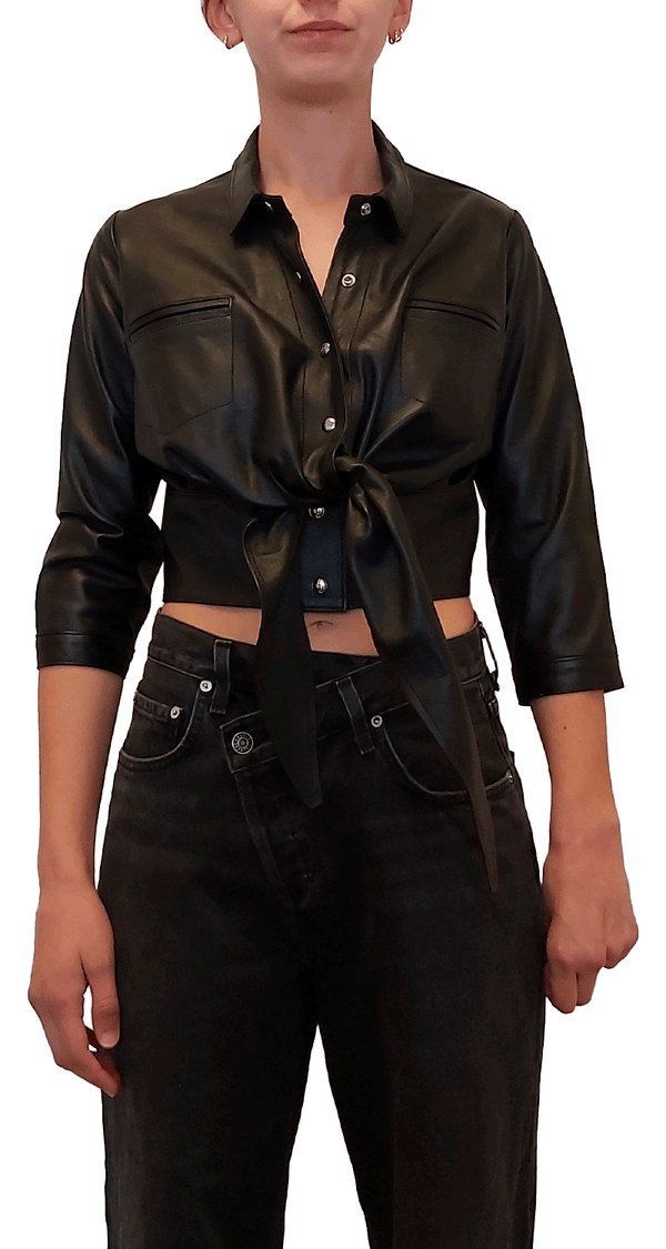 Camisa Cuero Lazo