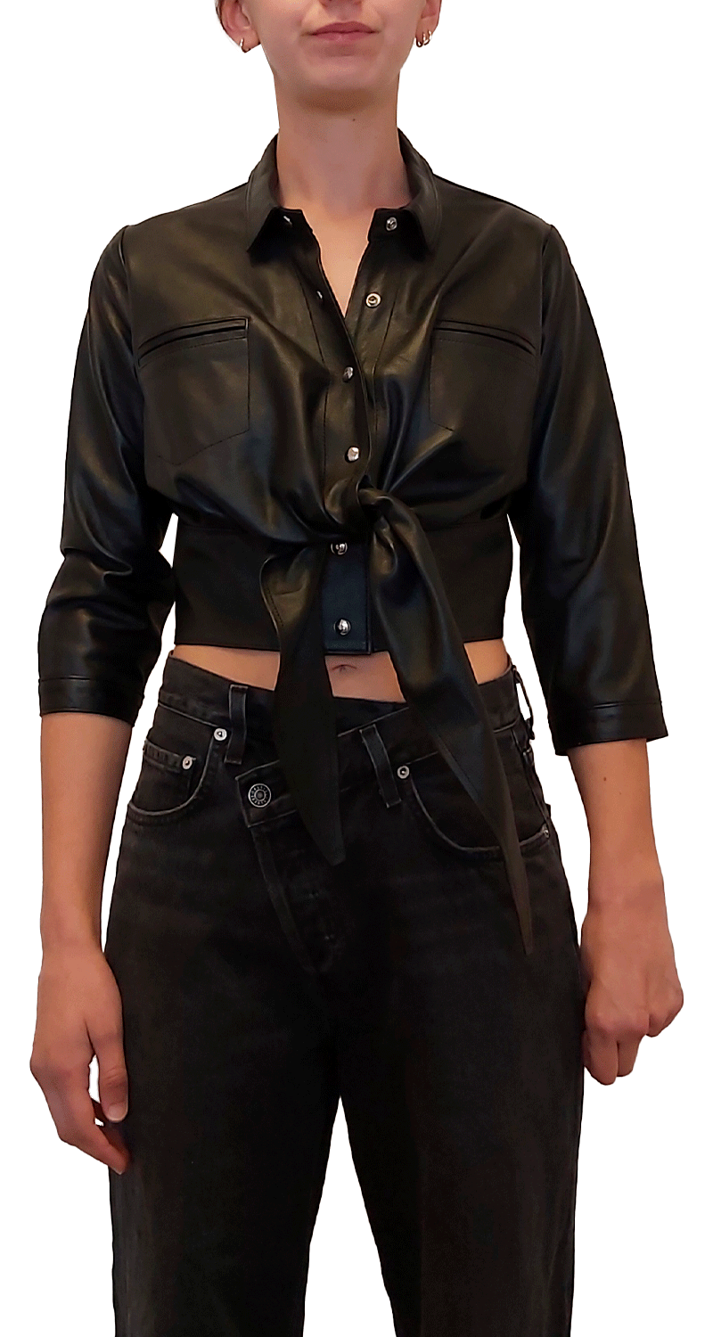 Camisa Cuero Lazo