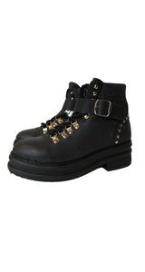 Bototos Cuero Tachas Negro