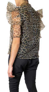 Blusa Traslúcida Animal Print