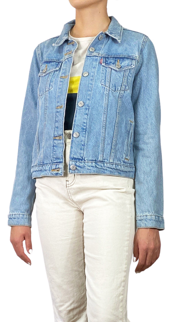 Chaqueta Denim Celeste