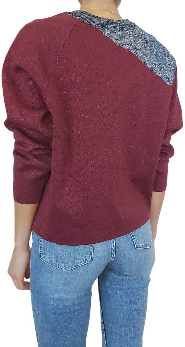 Sweater Lurex Burdeo