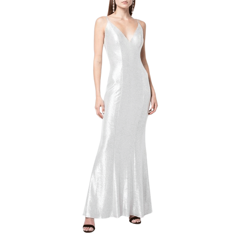 Vestido Plateado