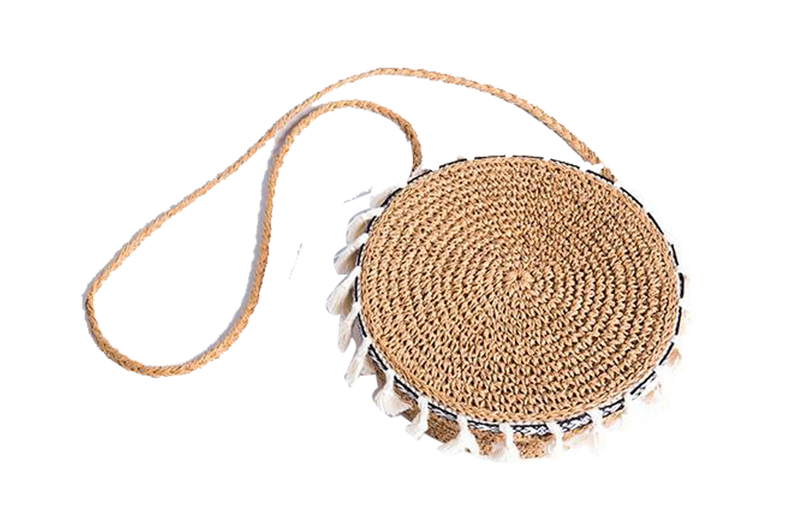 Bolso Cesta Circular Tejido (5203970228359)