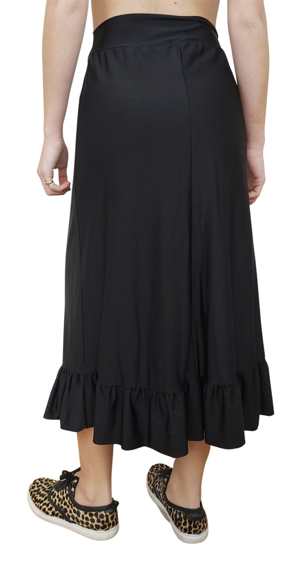 Falda Lupe Maxi Negra