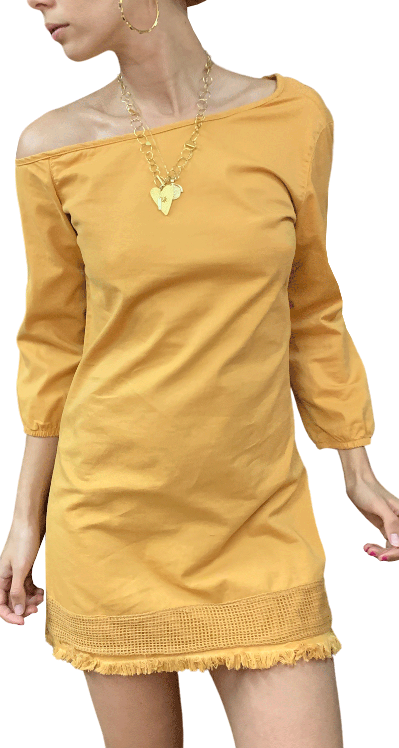 Vestido Piper Mostaza