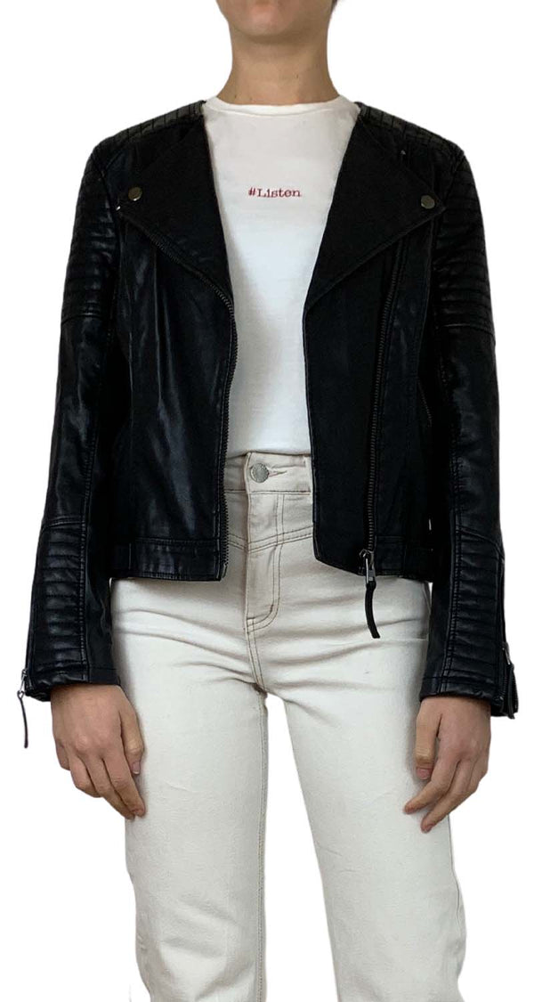 Chaqueta Biker Polipiel