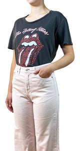 Polera Gris Rolling Stones
