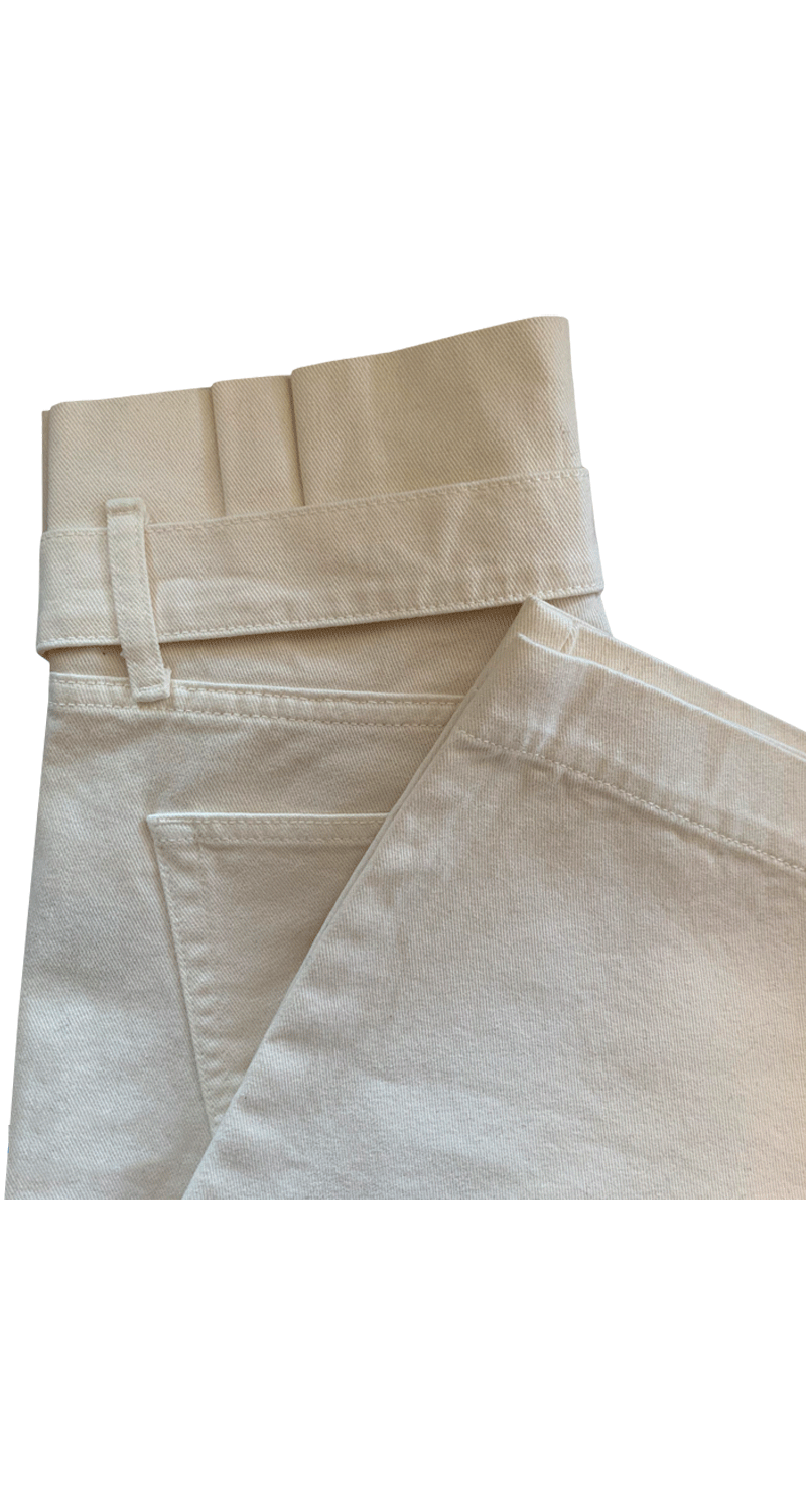Jeans Bambina Crema