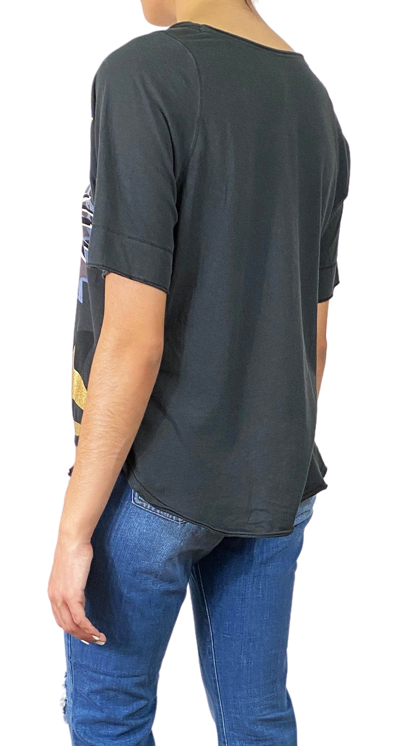Polera Negra Tigre