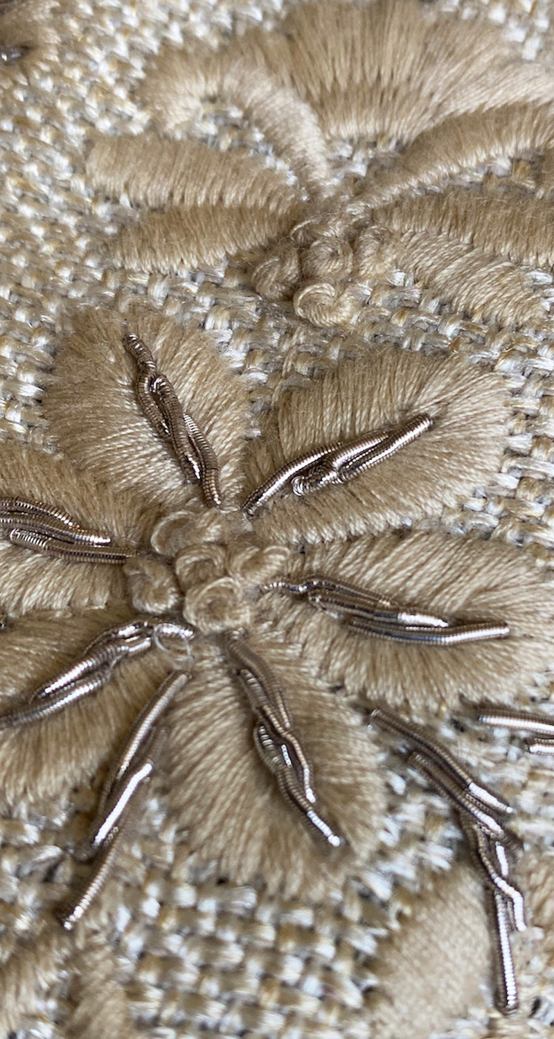 Mules Beige Bordados