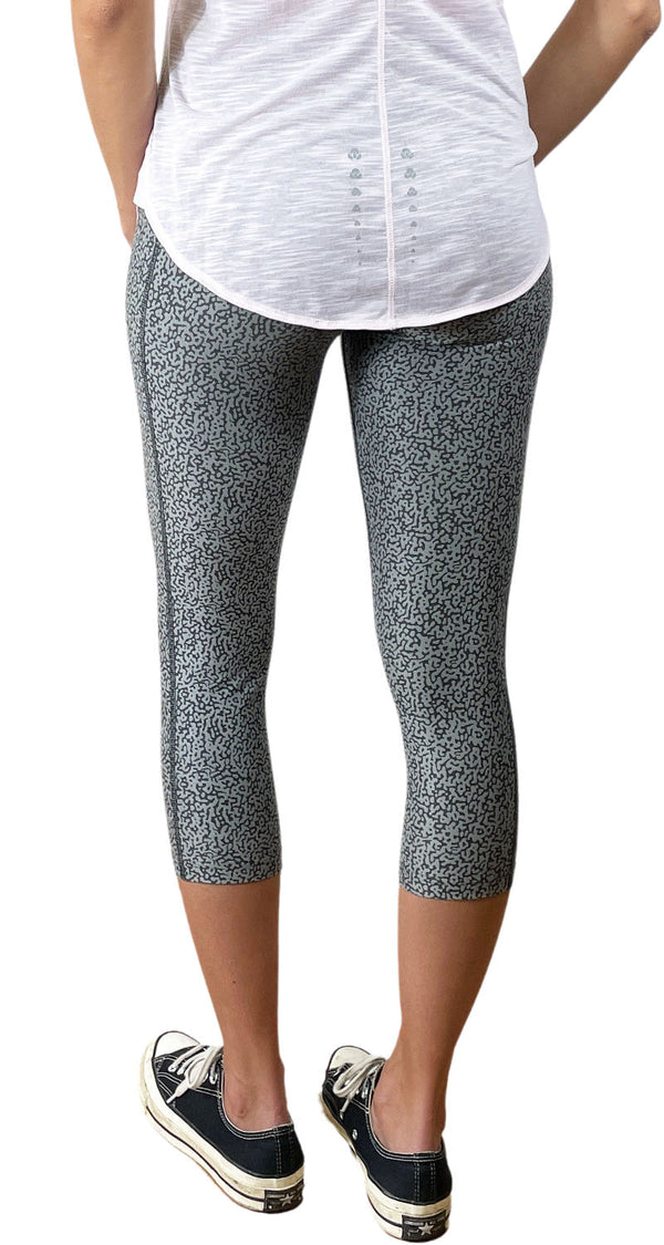 Leggings Gris Estampada