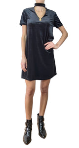 Vestido Velvet Escote