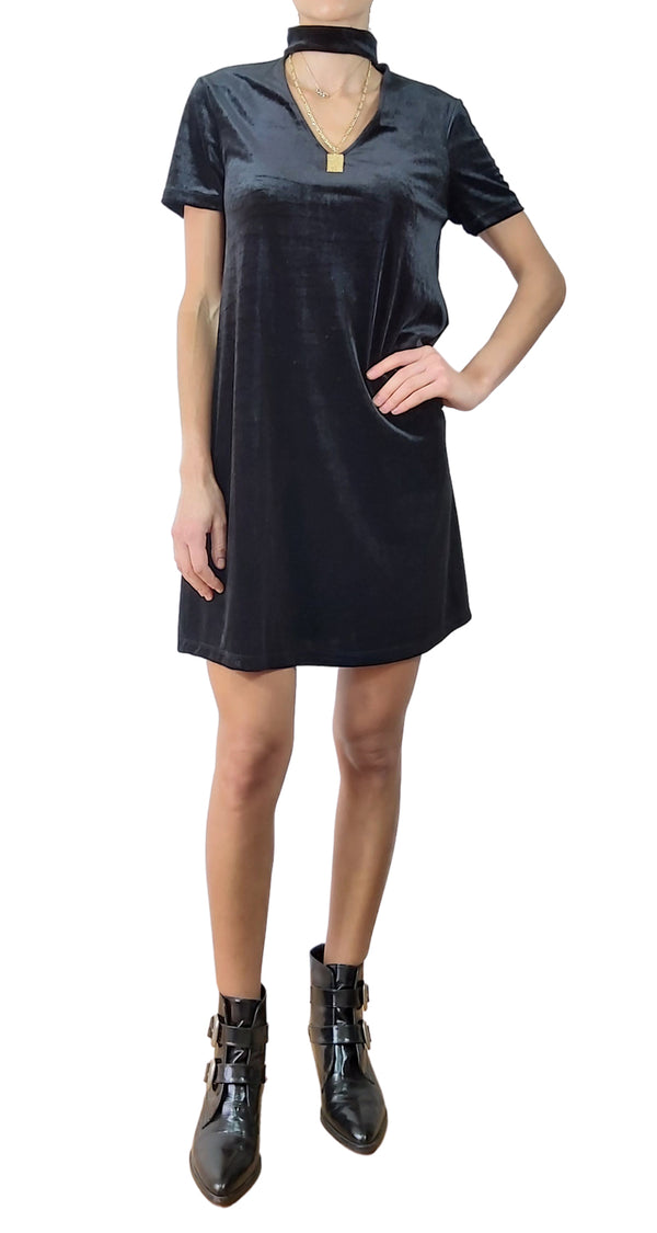 Vestido Velvet Escote