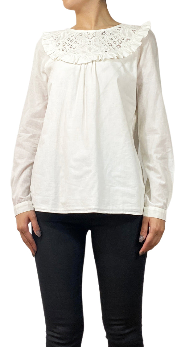 Blusa Vuelos En Escote