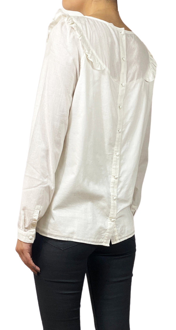 Blusa Vuelos En Escote