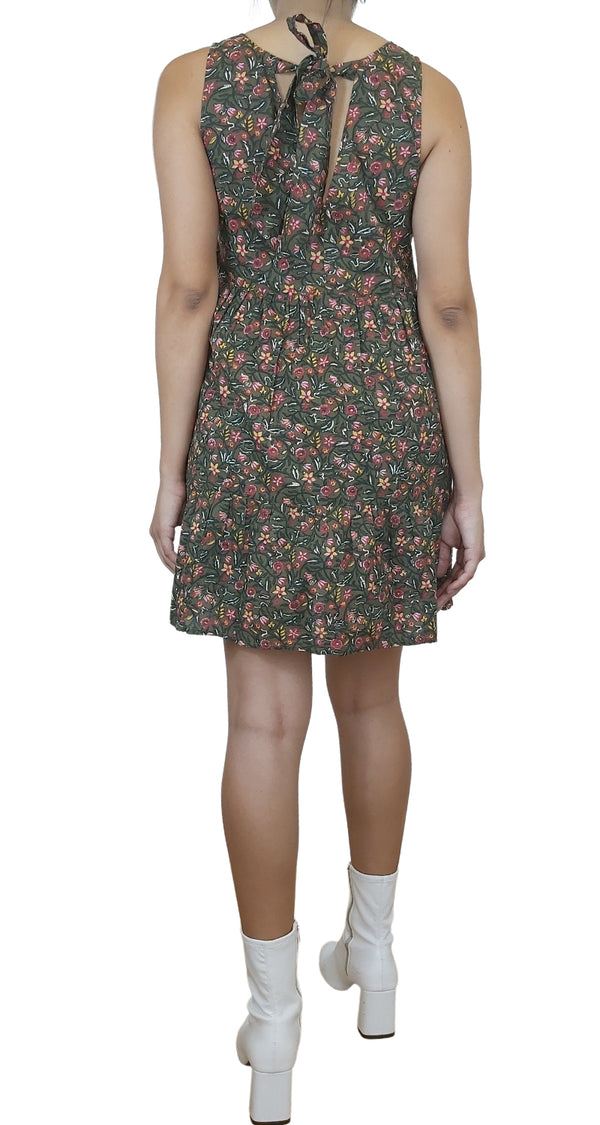 Vestido Fifi floral verde