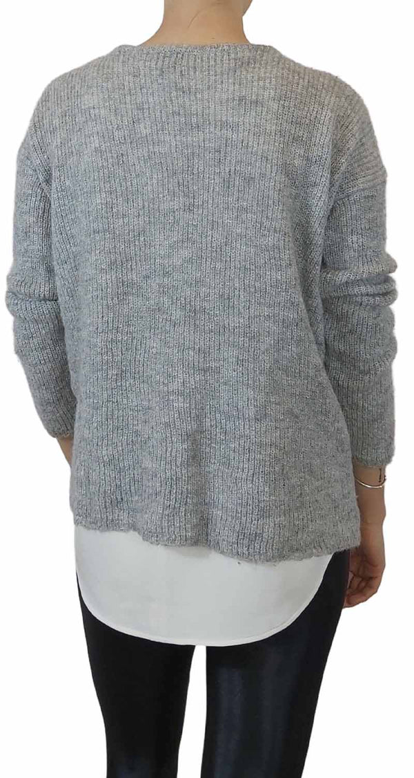 Sweater Gaspard Gris