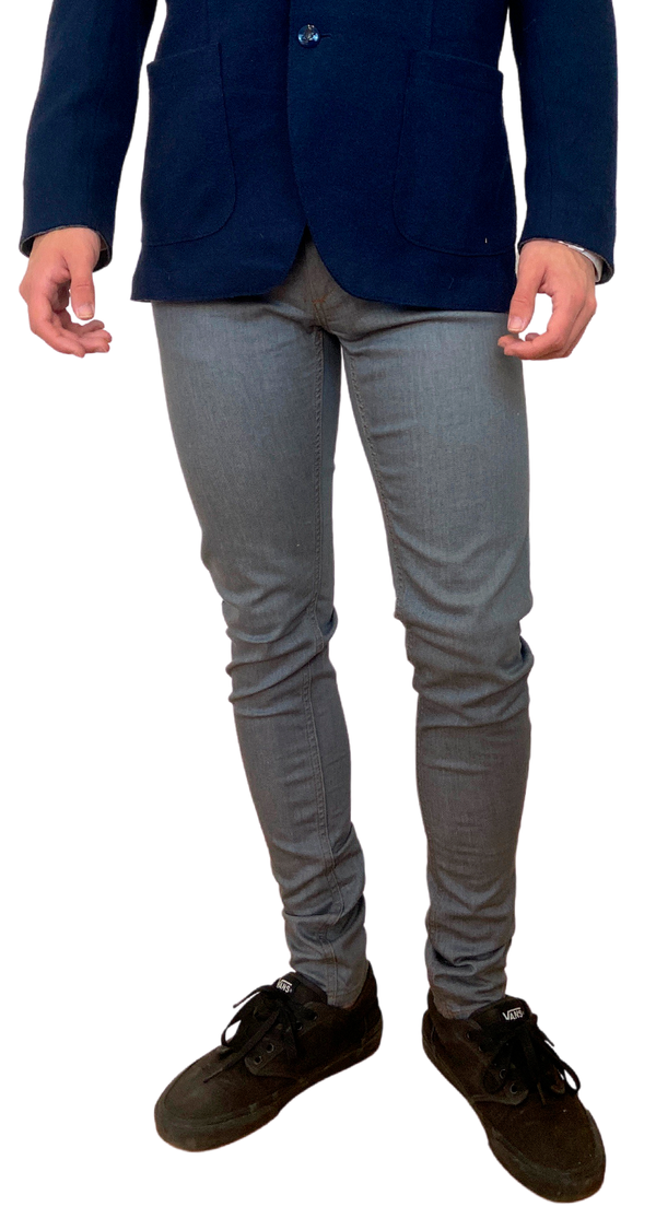 Jeans Skinny Fit Gris