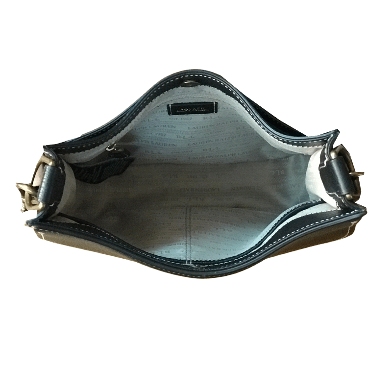 Cartera Cuero Vintage Negro