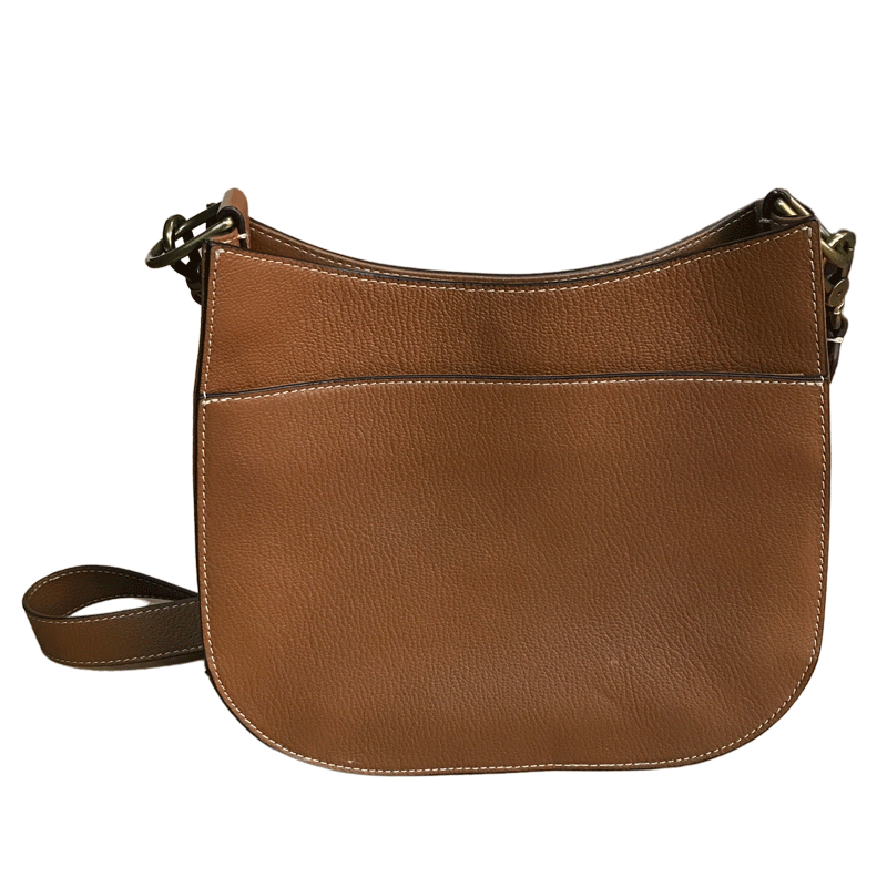 Cartera Vintage Cuero Café