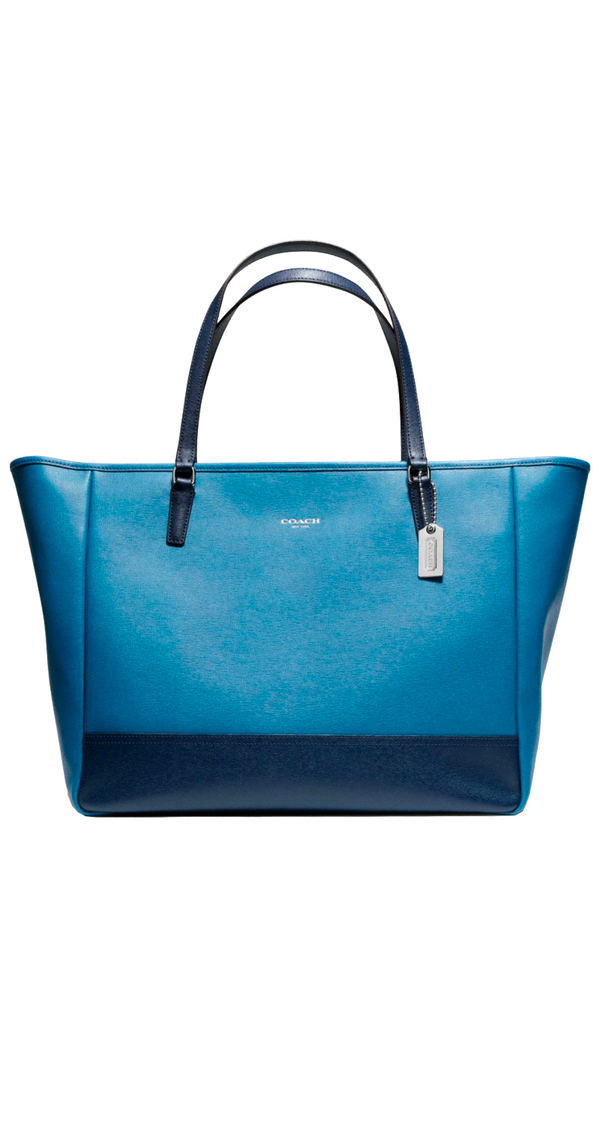 Bolso Color Block Azul