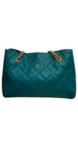 Bolso Quilt Turquesa Cadenas