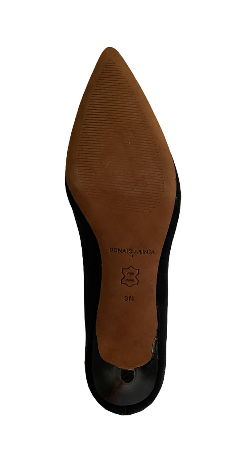 Zapato de Salón Negro Bajo