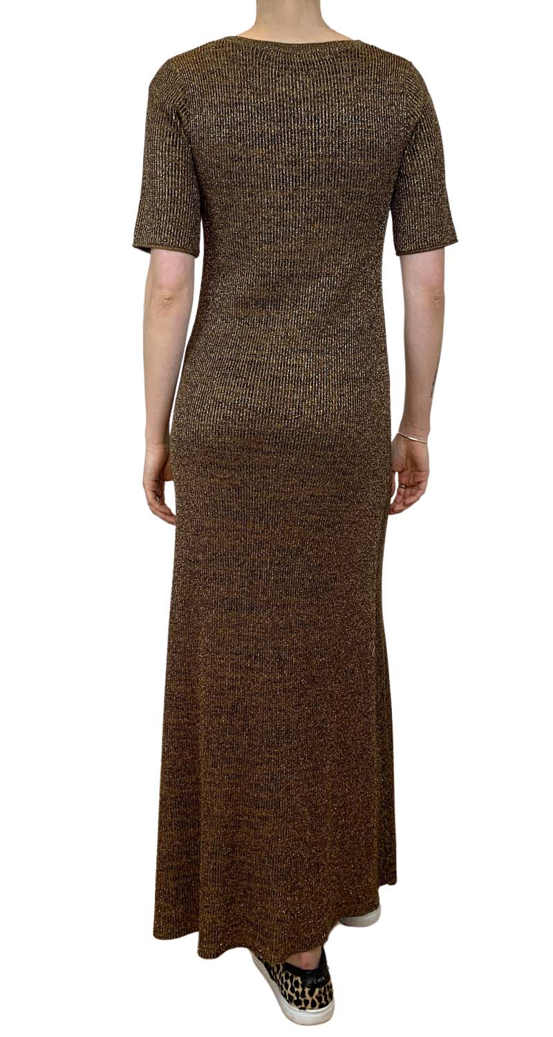 Vestido Maxi Dorado