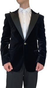 Blazer Velvet Negro