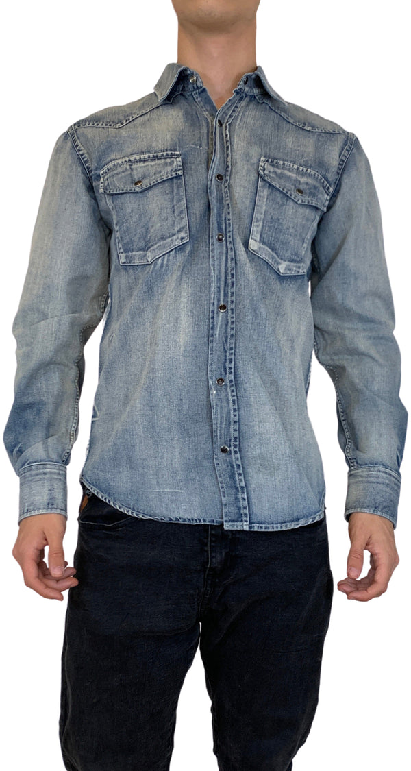 Camisa Denim Stonewash