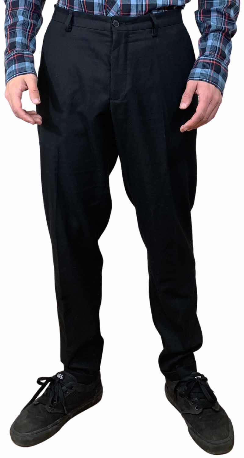 Pantalón Negro Slim Fit